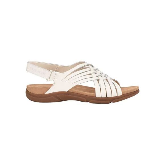 Easy Spirit White Sandals with Cushioned Sole - Picture 2 of 5
